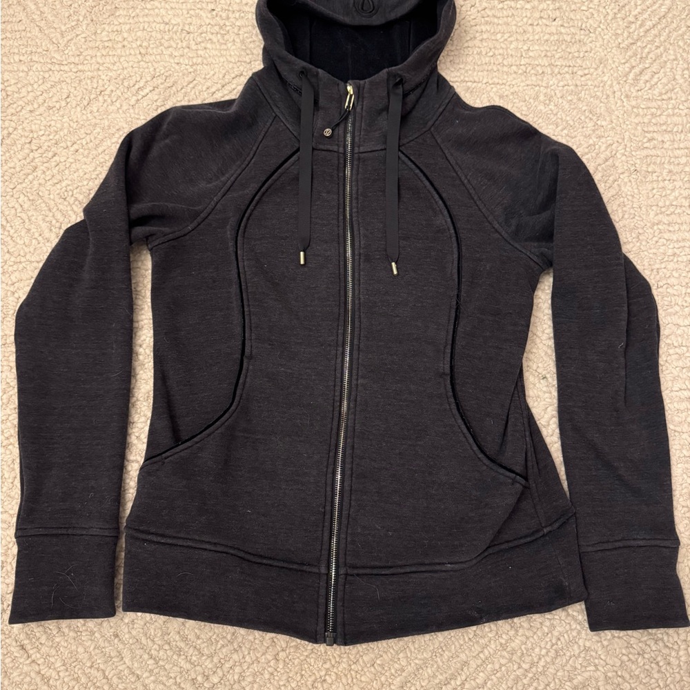 Lululemon Athletica Charcoal Zip-Up Hoodie